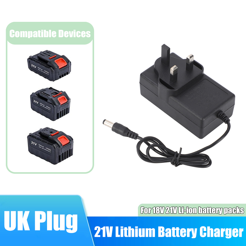 Gardening Tools Uk - Chargeur d'outils électriques 21V 2A, prise
