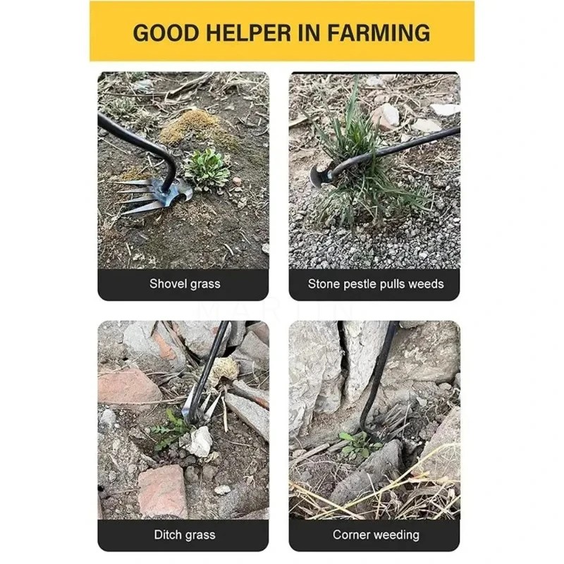 Gardening Hand Tools Yard - Désherbeur en acier au manganèse à