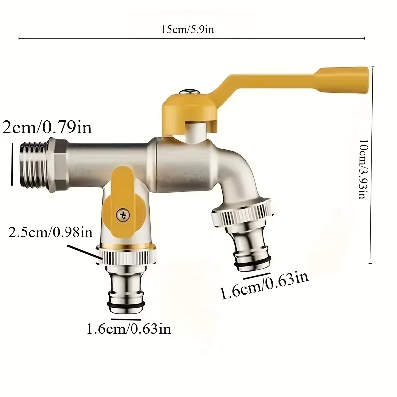 Robinet de jardin à double sor - Gardening Tools And Equipment avis et prix