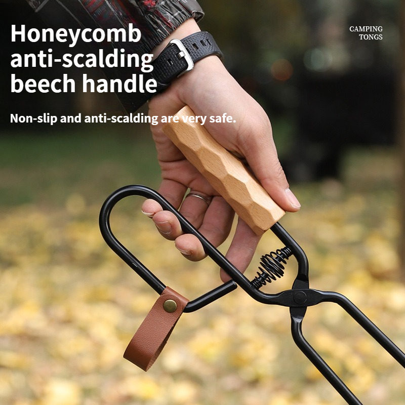 Pince à charbon de bois en mét - Gardening Tools Long Handle avis et prix